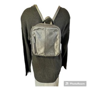 Rare Marino Fabiani Leather Backpack Bag